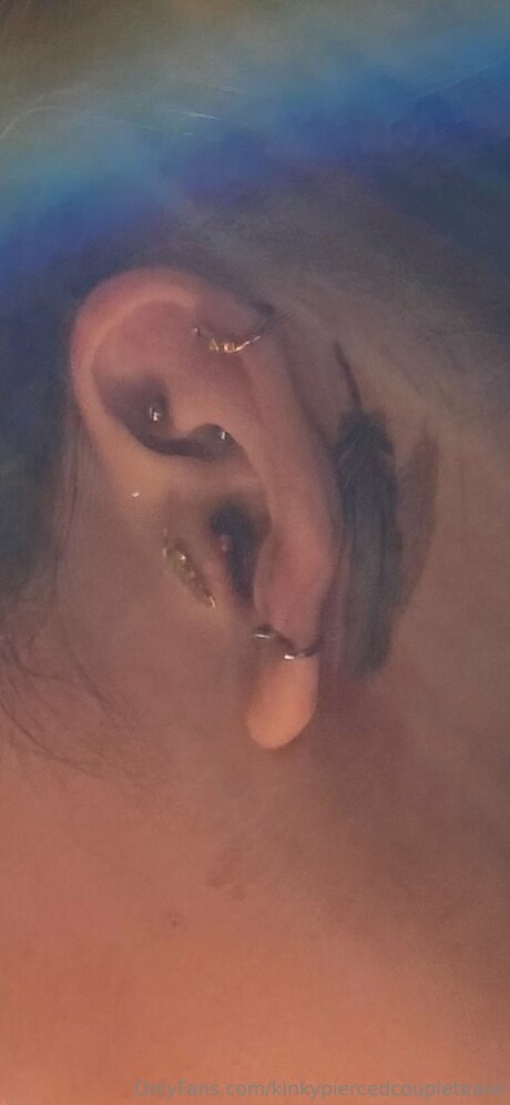 Kinkypiercedcoupletease pornographic star photo