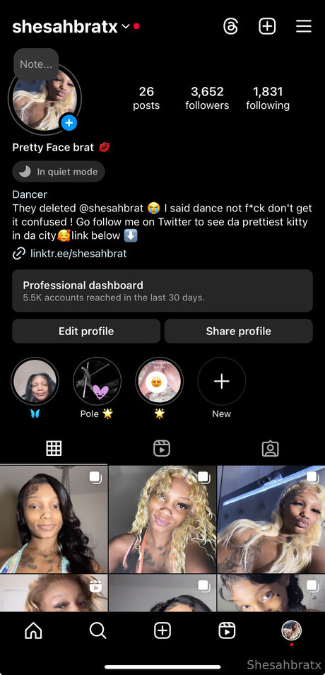 Shesahbratxxx art star gallery