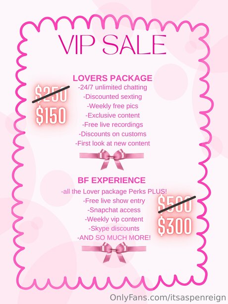 Itsaspenreign pornstar exclusive photos