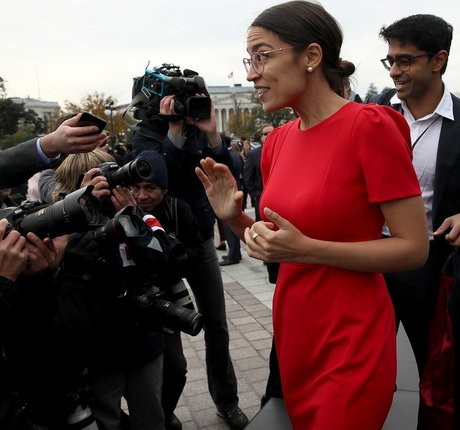 Alexandria Ocasio Cortez star pretty photo