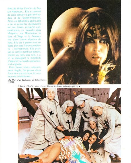 Carole Laure pretty model archive