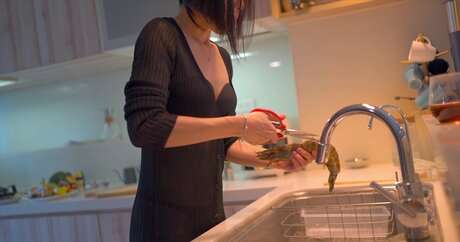 Homemaking pornstar top photo