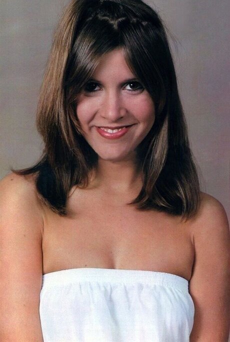 Carrie Fisher beautiful model pics