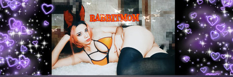 Rabbit mom model exclusive photo