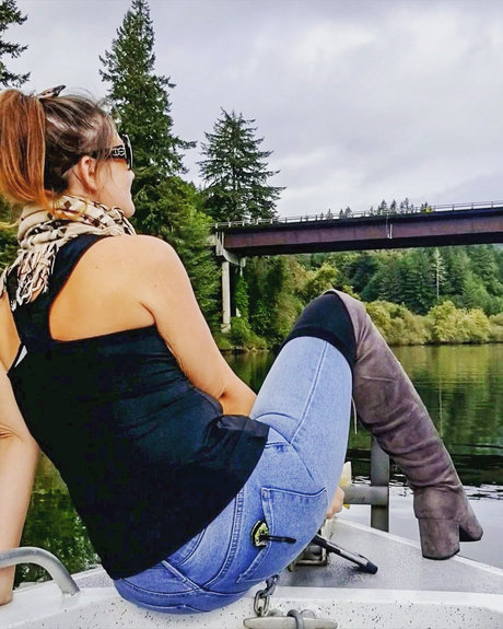 InappropriateFishingChick Ocean pornstar adult pics