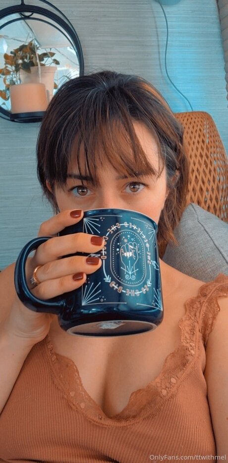 Topless talks with Mel model naked picture