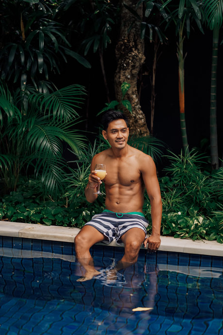 Nude Yoga model sexy photo