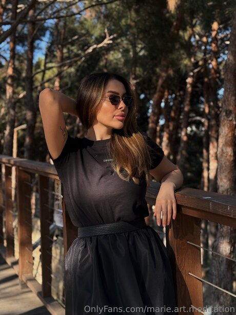 marie art meditation model naked img