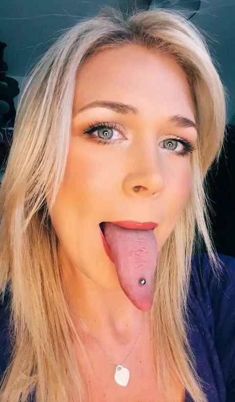 Long Tongue Fetish model exclusive photo