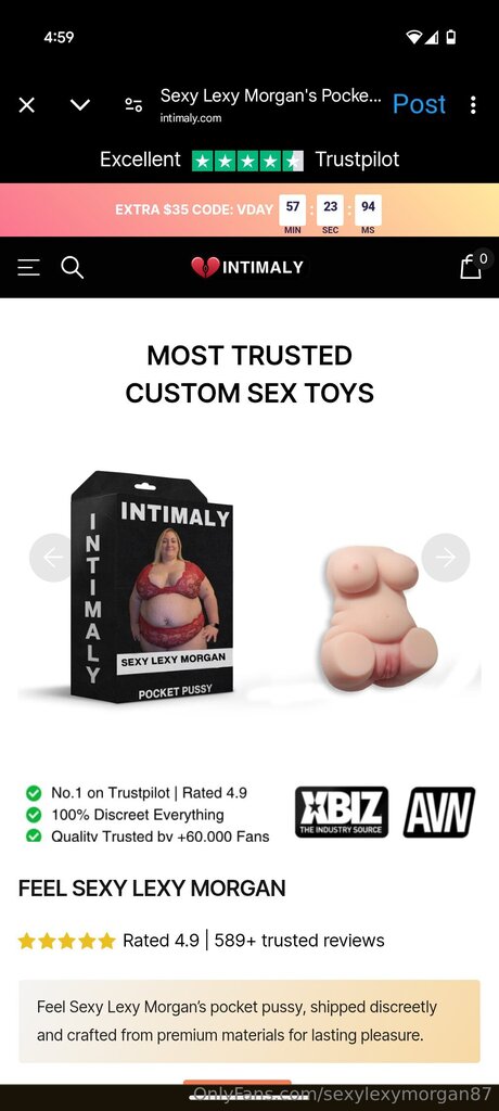 Sexylexymorgan87 best star photo