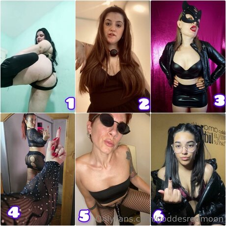Goddesredmoon pornographic star archive