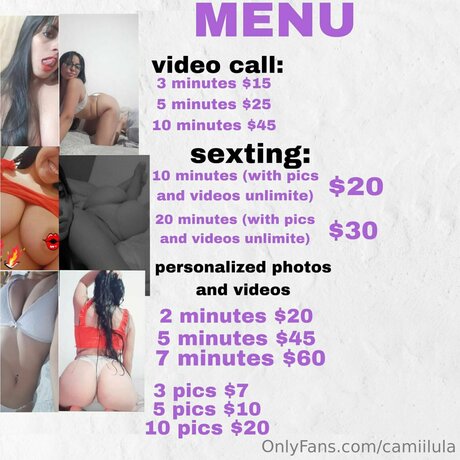 Camiilula hot model images