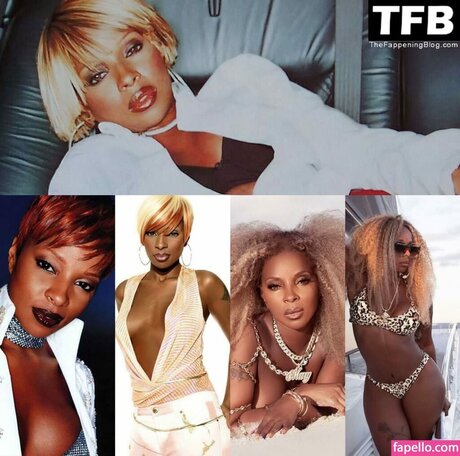 Mary J Blige model hot picture