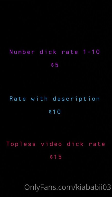 Kiababii03 pornstar naked pic