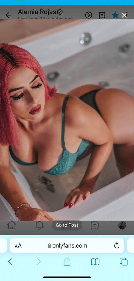 Alemia Rojas model nude photo