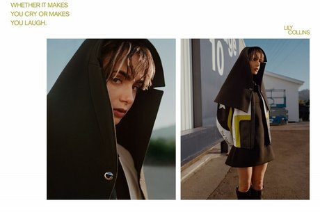 Lily Collins pornographic star gallery