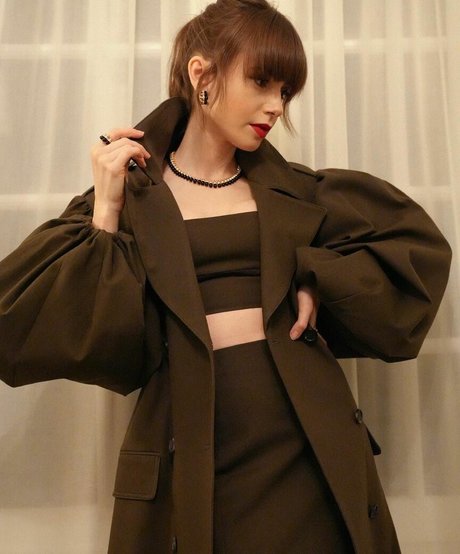 Lily Collins pornstar perfect photos