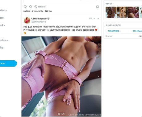 CamillesnowVIP hd pornstar gallery