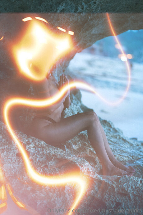 Mixedmystiquebaddie star beautiful photo