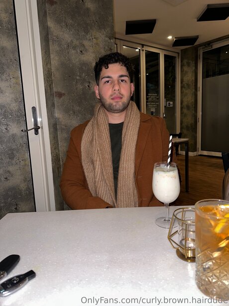 Curly Brown Hairdude star adult picture