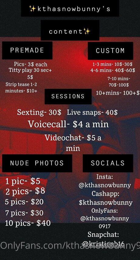 Kthasnowbunny917 adult model images