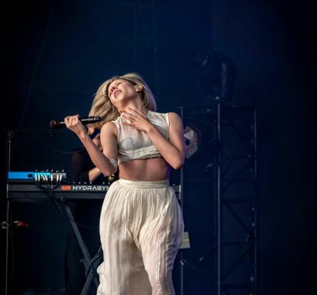 Aurora Aksnes model erotic photo