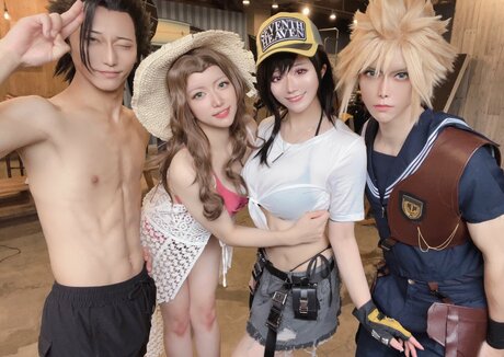 Tifa Cosplay star nude img