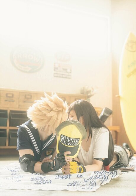 Tifa Cosplay pornstar free pic