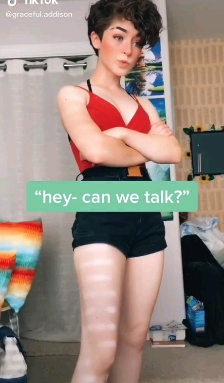 graceful addison xxx model image