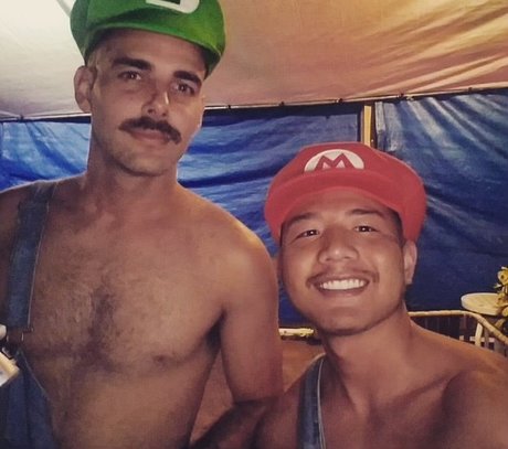 Cooper and Trey naked star photo