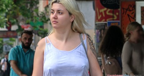 Candid Bralessday pornstar naked images