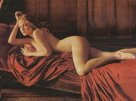 Drew Barrymore pornographic model picture