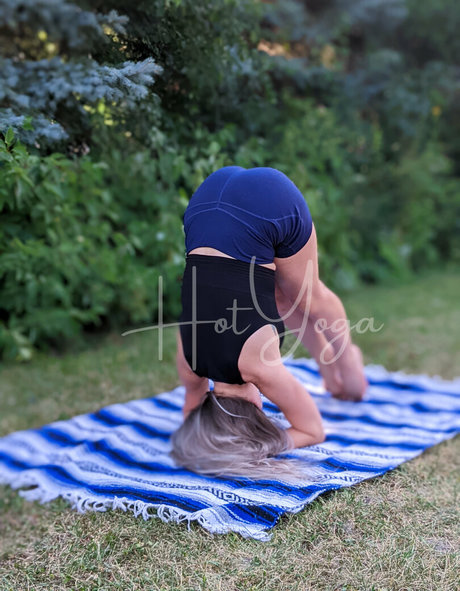 hot yoga pornographic model image