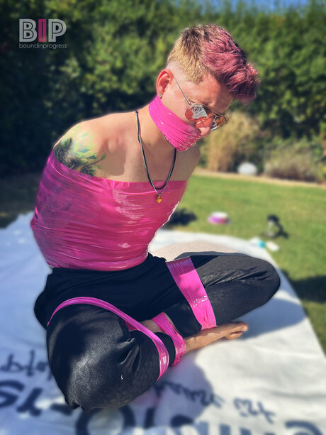 Boundinprogress model naked galleries