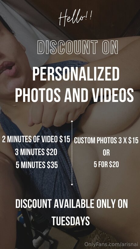 Arisnai high quality model photo