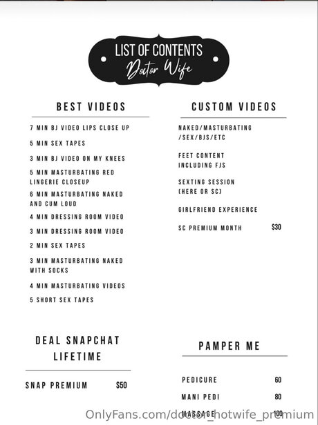 Doctor Hotwife Premium model nice gallery