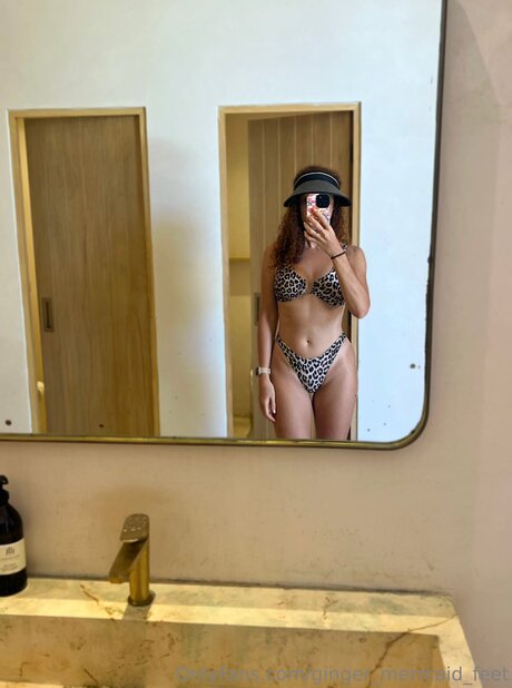 Ginger Mermaid Feet sexy model pictures