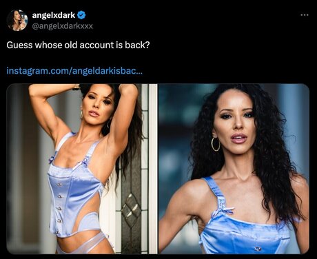 Angel Dark model hot photos