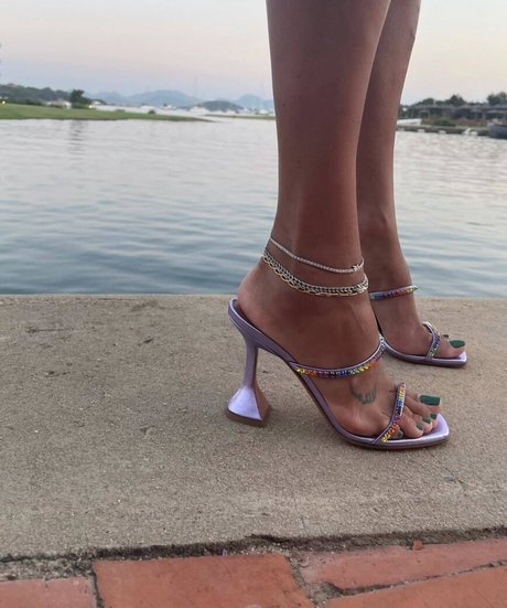 Amina Muaddi model beautiful images