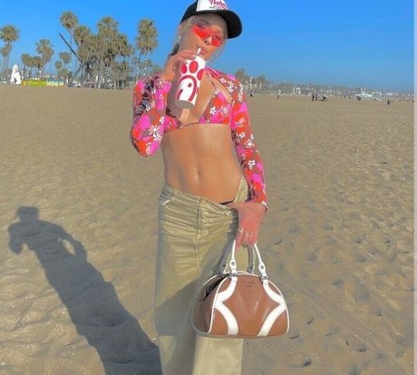 Zara Larsson model exclusive image