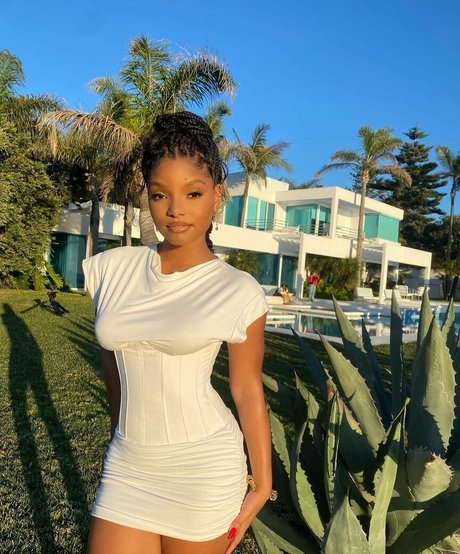 Halle Bailey naked model picture