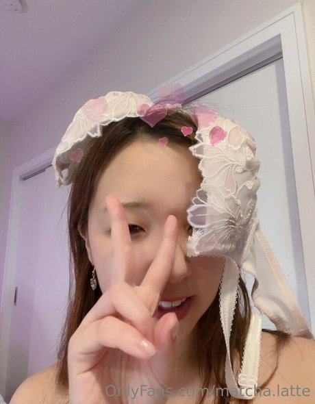 matcha latte adult model image