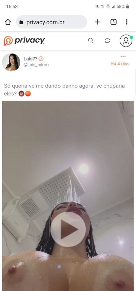 Lais Miron naked model photo