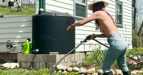 The Naked Gardener sexy pornstar images