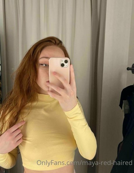 maya red haired sexy pornstar pic