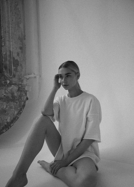 Sandy blond schöne nacktheit foto