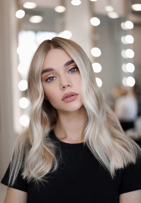 Sandy blond freie nette bild