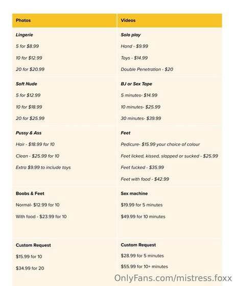 Mistress Foxx xxx exklusive bilder