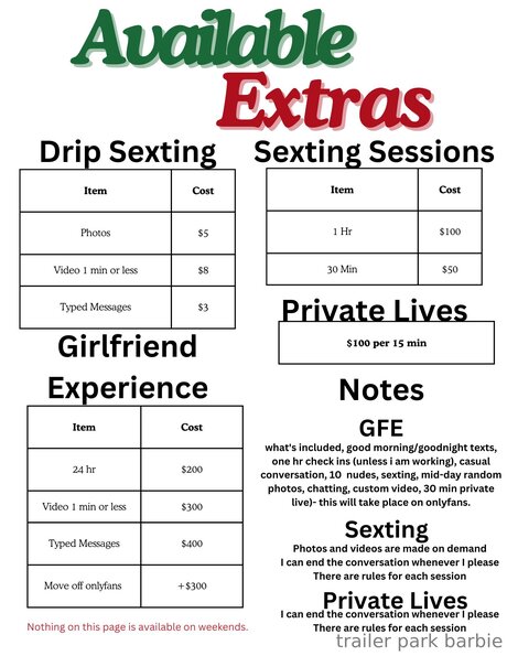 Trailerparkbarbiefree hd nackte galerien