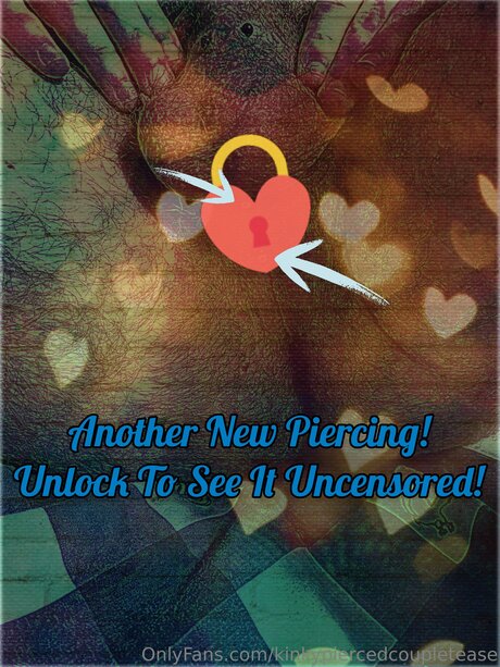 Kinkypiercedcoupletease nacktheit akt foto